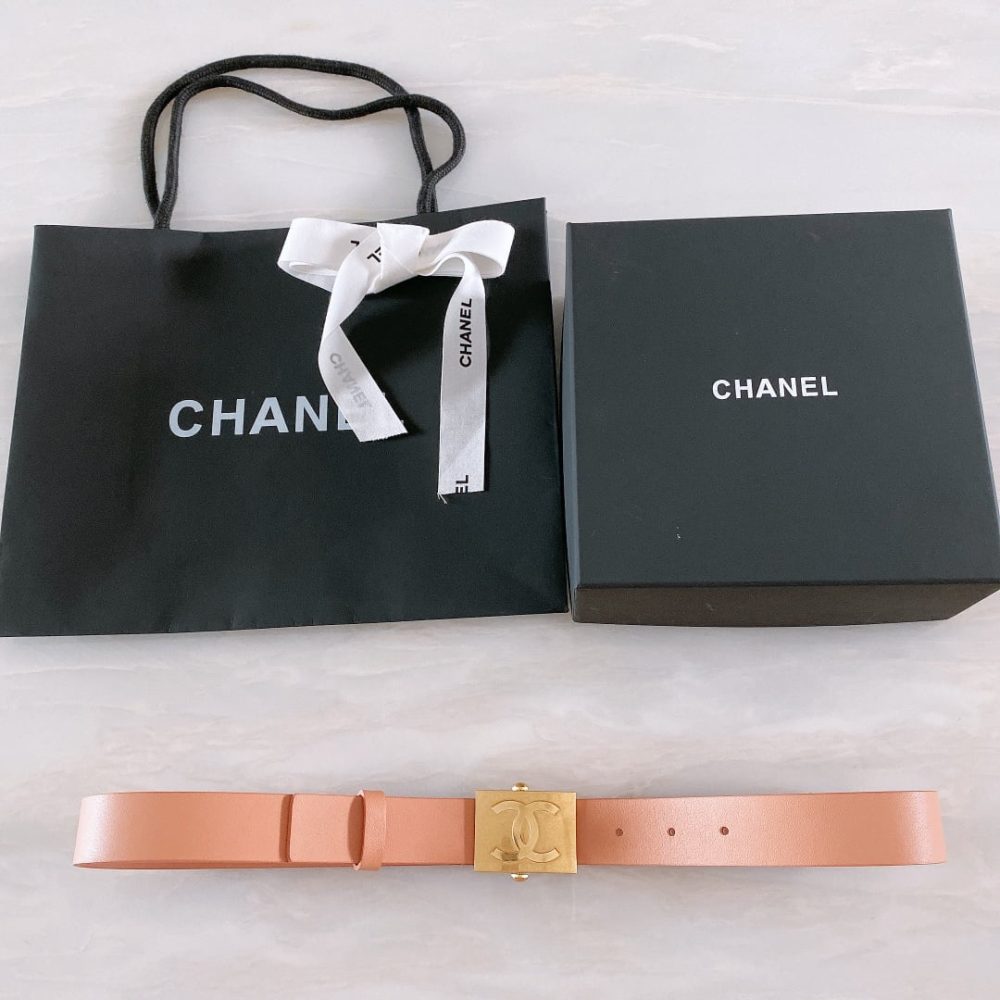1:1 Replica Chanel Belt With Ribbon Buckle Dust Pink Women Belt - Image 2