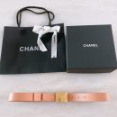 1:1 Replica Chanel Belt With Ribbon Buckle Dust Pink Women Belt