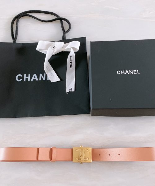 1:1 Replica Chanel Belt With Ribbon Buckle Dust Pink Women Belt