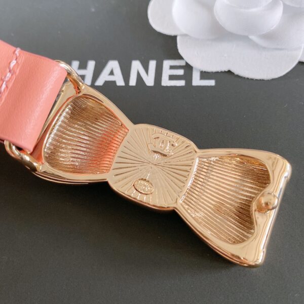 1:1 Replica Chanel Belt With Ribbon Buckle Pink Women Belt
