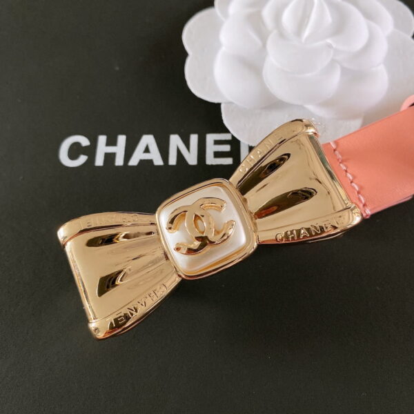 1:1 Replica Chanel Belt With Ribbon Buckle Pink Women Belt