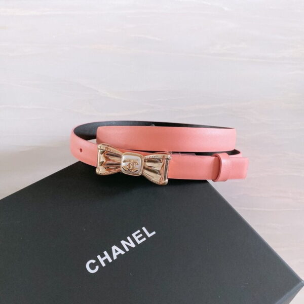 1:1 Replica Chanel Belt With Ribbon Buckle Pink Women Belt