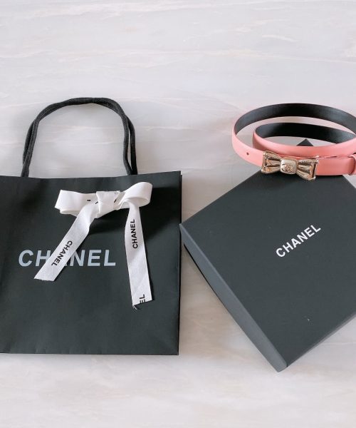 1:1 Replica Chanel Belt With Ribbon Buckle Pink Women Belt