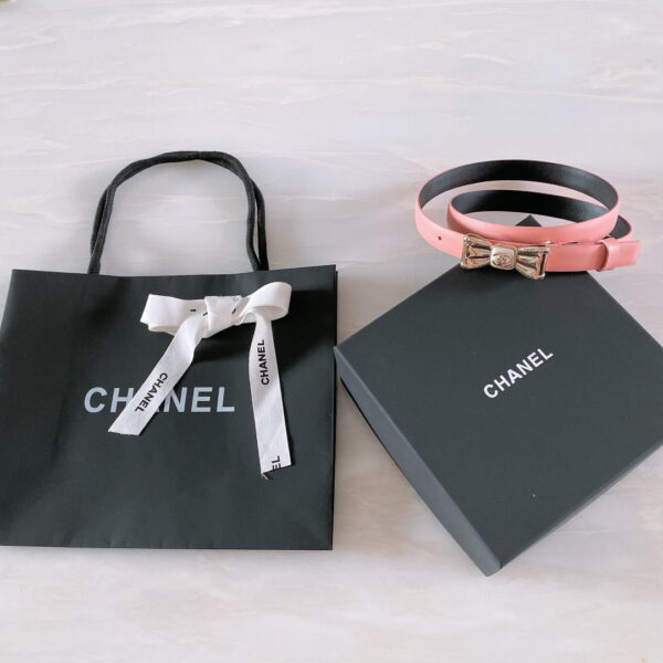 1:1 Replica Chanel Belt With Ribbon Buckle Pink Women Belt