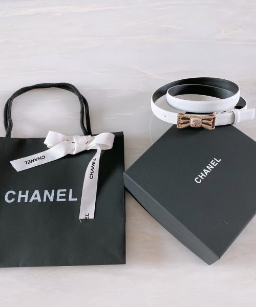 1:1 Replica Chanel Belt With Ribbon Buckle Silver Women Belt