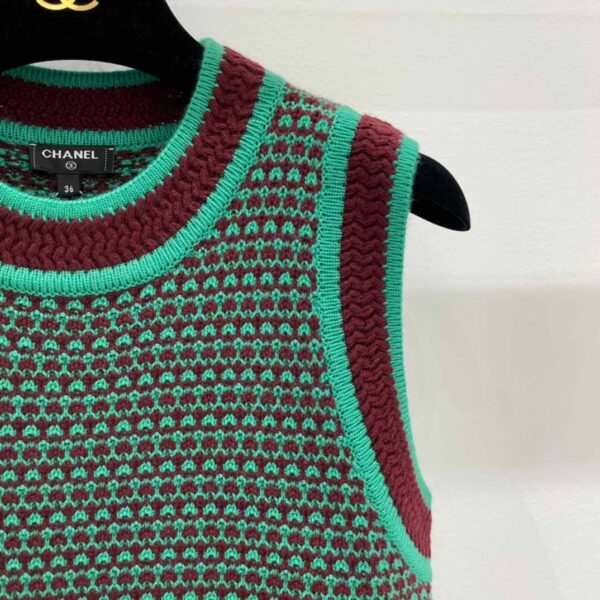 Chanel Bodycon Dress Green For Women