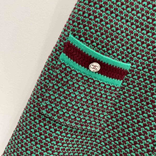 Chanel Bodycon Dress Green For Women