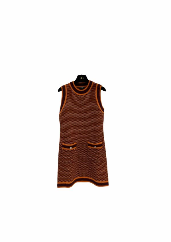 Chanel Bodycon Dress Orange For Women