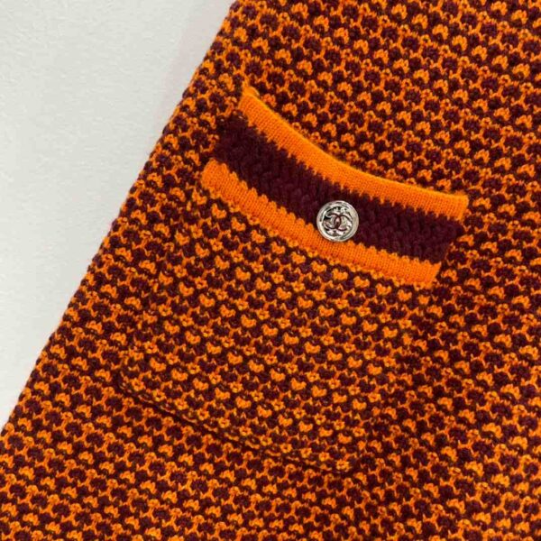 Chanel Bodycon Dress Orange For Women