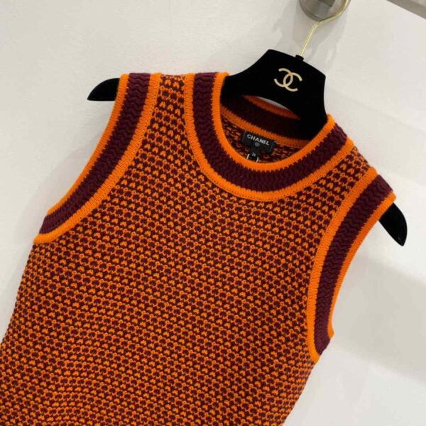 Chanel Bodycon Dress Orange For Women