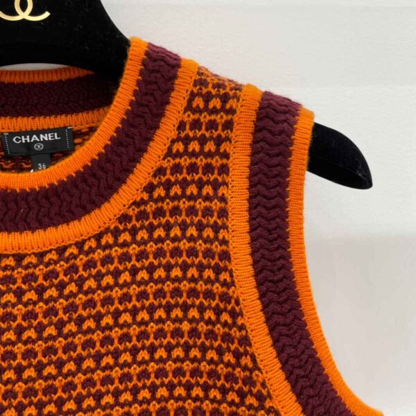 Chanel Bodycon Dress Orange For Women