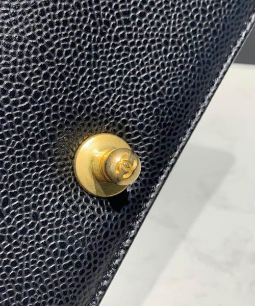 [REP 1:1] Chanel Boy Handbag Gold Toned Hardware Black For Women, Women's Bags, Shoulder And Crossbody Bags 9.8in/25cm A67086