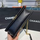 [REP 1:1] Chanel Boy Handbag Gold Toned Hardware Black For Women, Women's Bags, Shoulder And Crossbody Bags 9.8in/25cm A67086