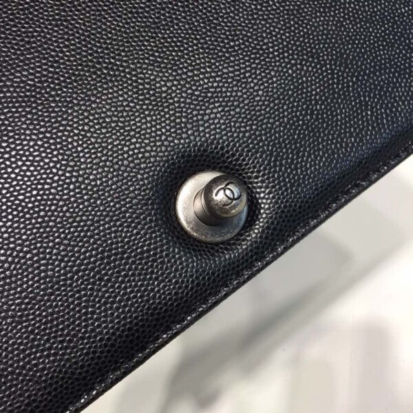 [REP 1:1] Chanel Boy Handbag Silver Hardware Black For Women, Women's Handbags, Shoulder And Crossbody Bags 9.8in/25cm A67086