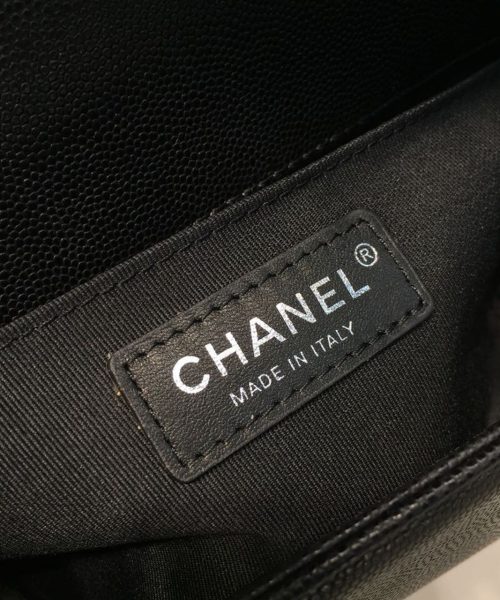 [REP 1:1] Chanel Boy Handbag Silver Hardware Black For Women, Women's Handbags, Shoulder And Crossbody Bags 9.8in/25cm A67086