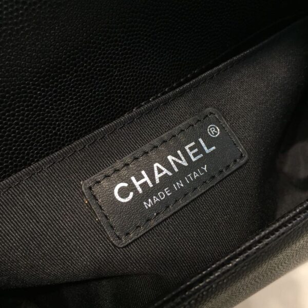 [REP 1:1] Chanel Boy Handbag Silver Hardware Black For Women, Women's Handbags, Shoulder And Crossbody Bags 9.8in/25cm A67086