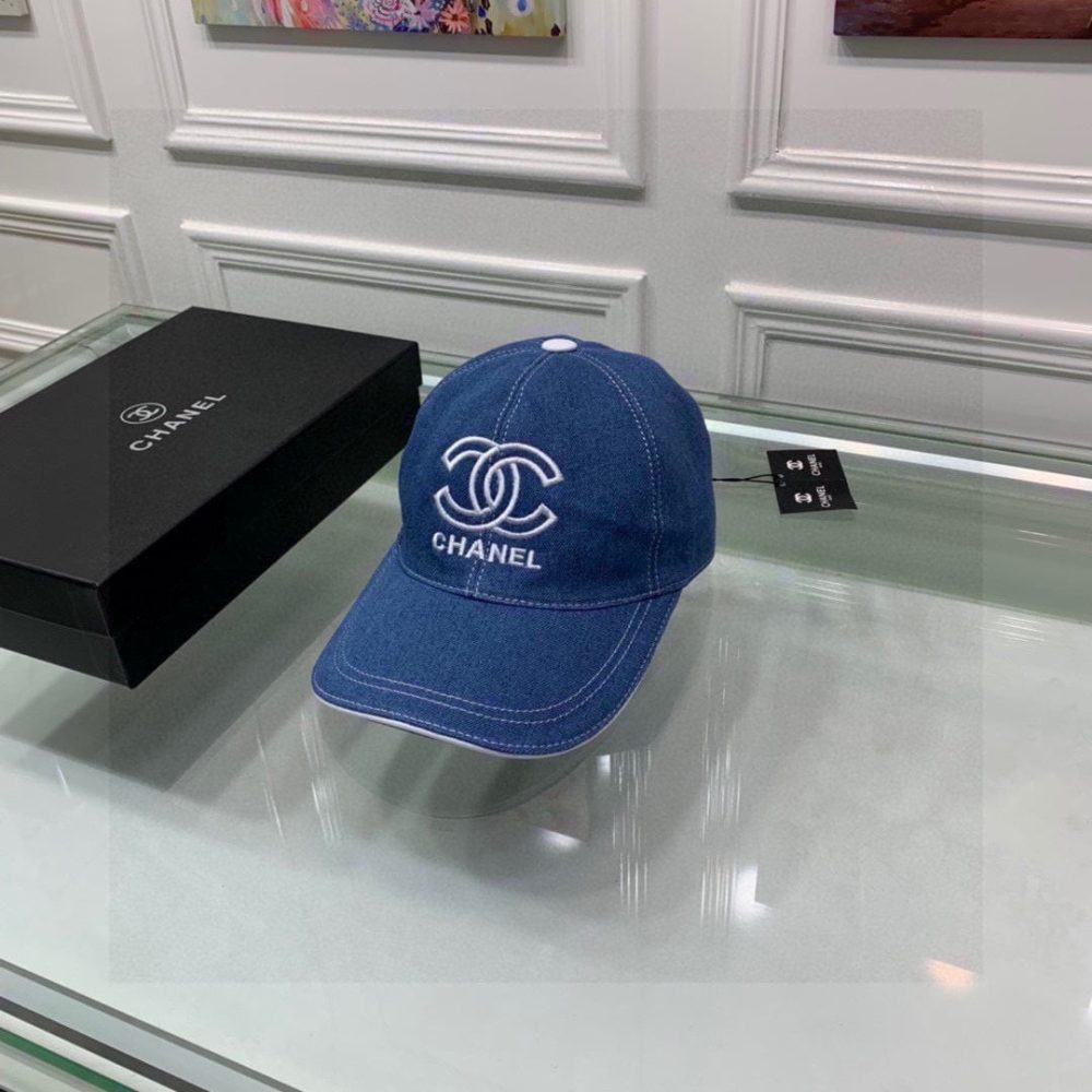 Chanel Cap Blue - Image 6