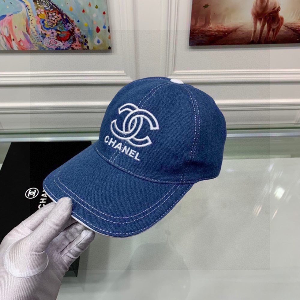 Chanel Cap Blue - Image 5