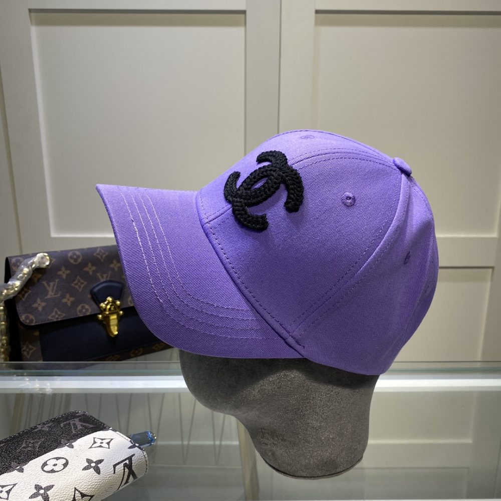 Chanel Cap Purple - Image 2
