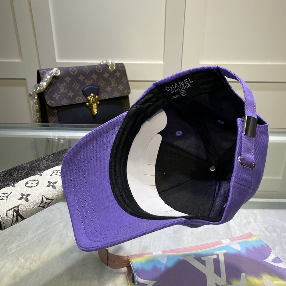Chanel Cap Purple - Image 3