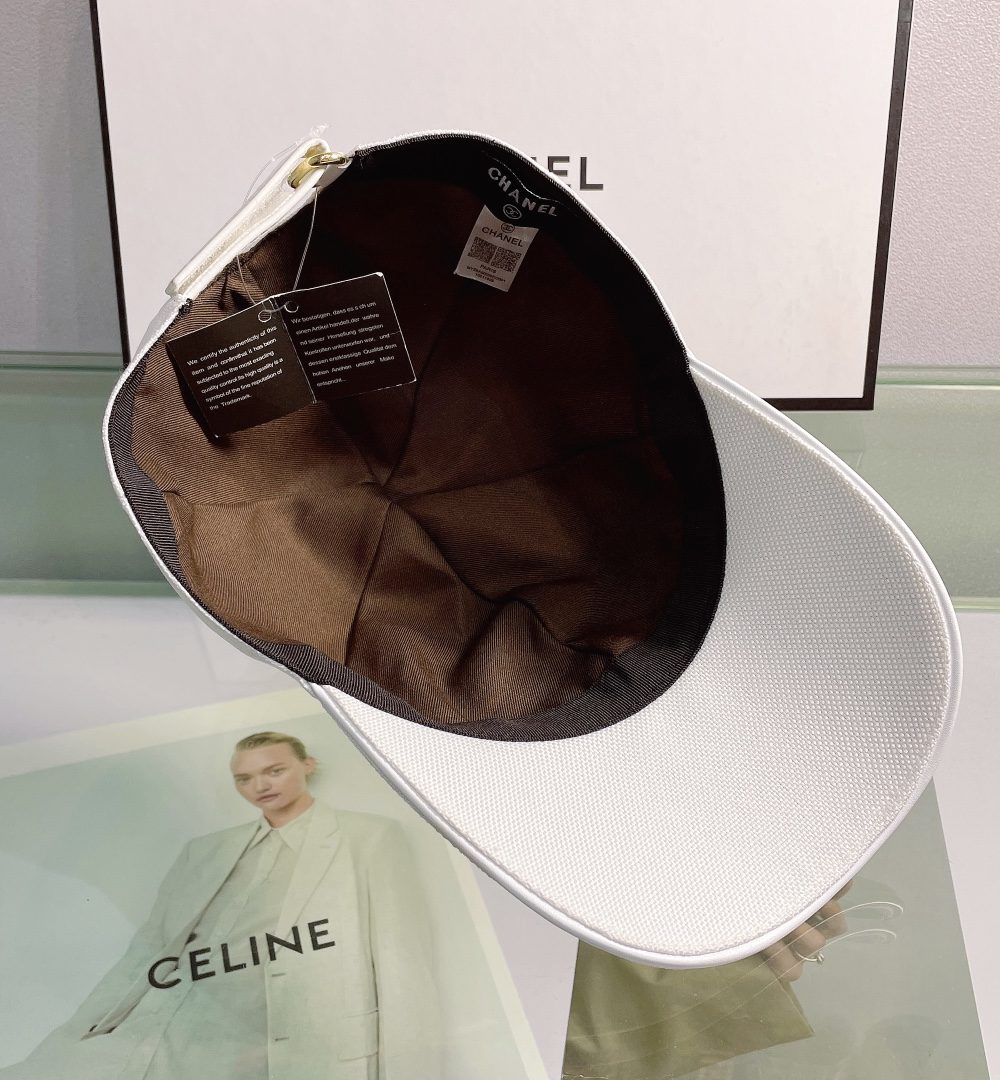 Chanel Cap White