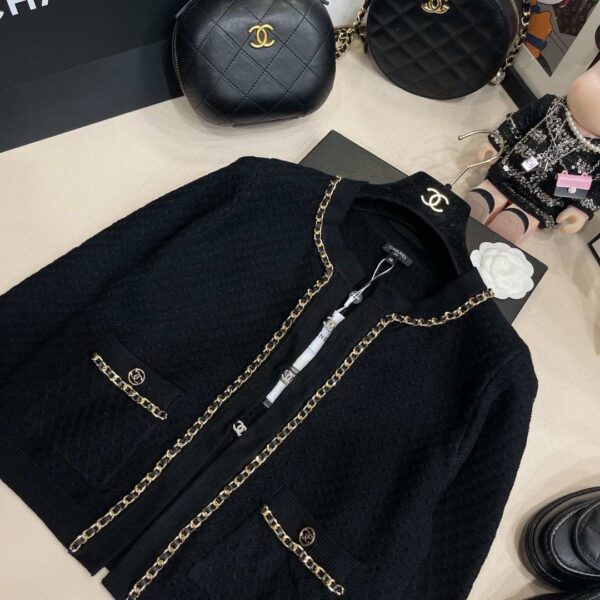 Chanel Cardigan Black For Women