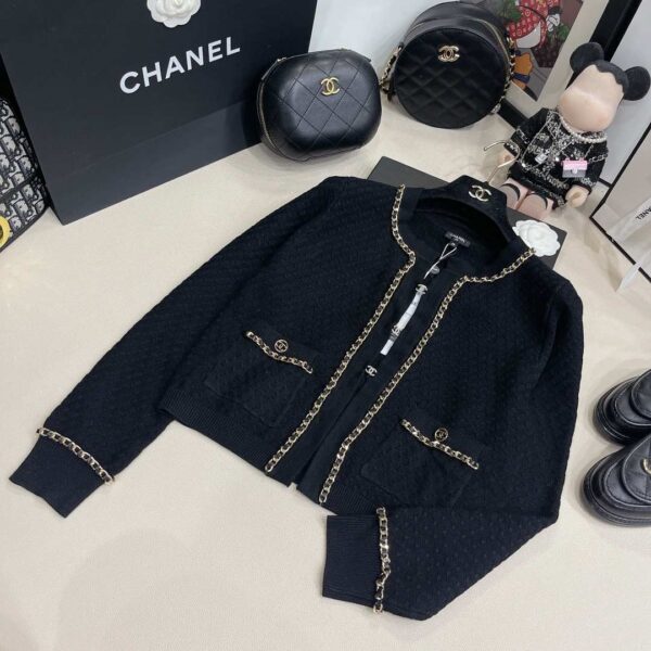 Chanel Cardigan Black For Women