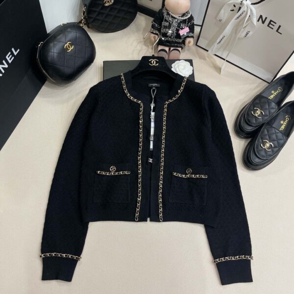 Chanel Cardigan Black For Women