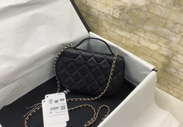 [REP 1:1] Chanel Classic Flap Phone Holder With Chain Nice Bag Black For Women 19cm / 7.5in