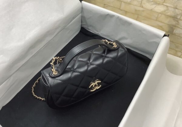 [REP 1:1] Chanel Classic Flap Phone Holder With Chain Nice Bag Black For Women 19cm / 7.5in