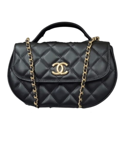 [REP 1:1] Chanel Classic Flap Phone Holder With Chain Nice Bag Black For Women 19cm / 7.5in
