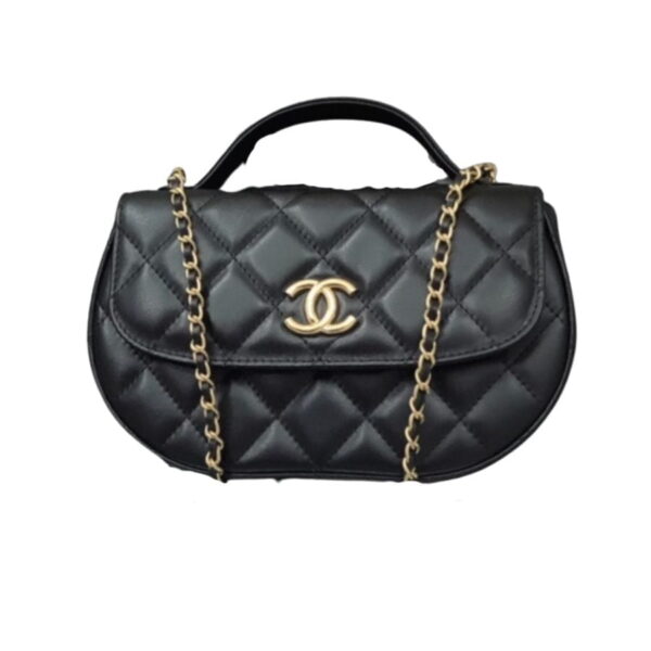 [REP 1:1] Chanel Classic Flap Phone Holder With Chain Nice Bag Black For Women 19cm / 7.5in