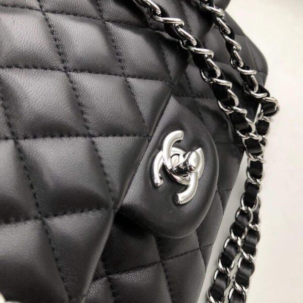 [REP 1:1] Chanel Classic HandBag Black For Women 9.9in/25.5cm A01112