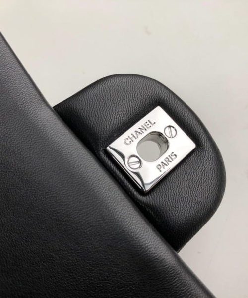 [REP 1:1] Chanel Classic HandBag Black For Women 9.9in/25.5cm A01112