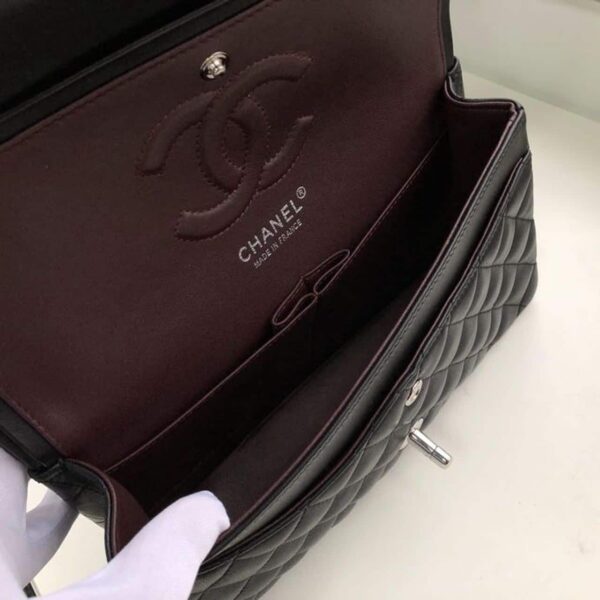 [REP 1:1] Chanel Classic HandBag Black For Women 9.9in/25.5cm A01112