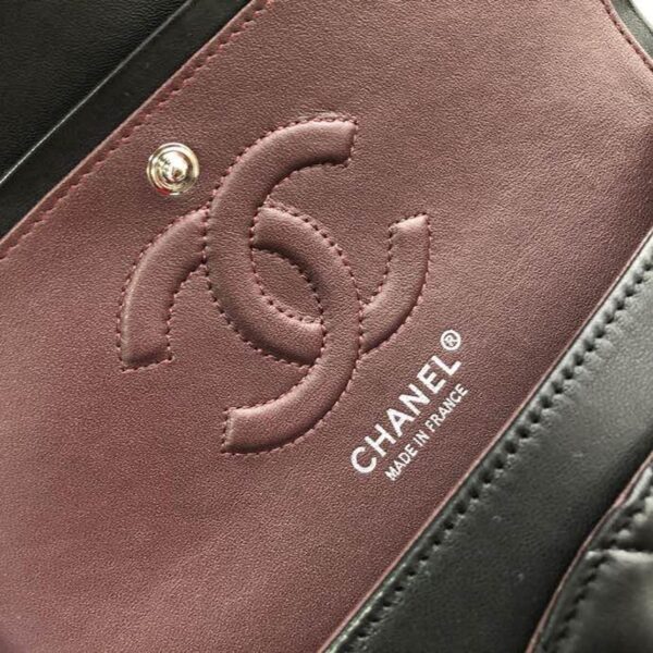 [REP 1:1] Chanel Classic HandBag Black For Women 9.9in/25.5cm A01112