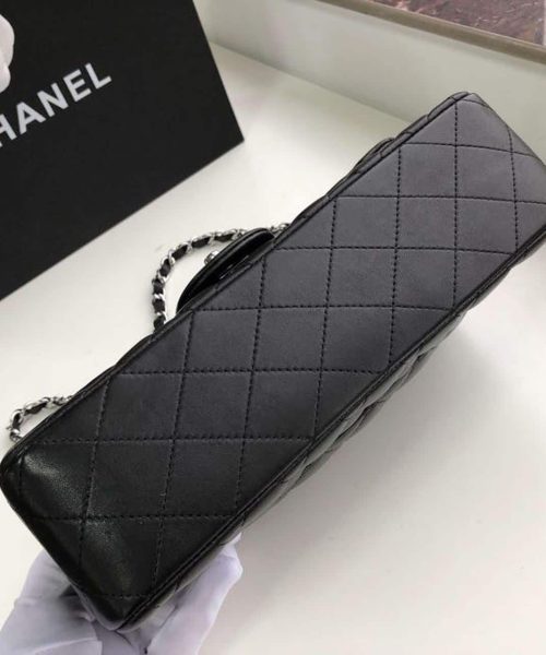 [REP 1:1] Chanel Classic HandBag Black For Women 9.9in/25.5cm A01112