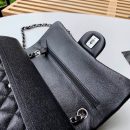 [REP 1:1] Chanel Classic Handbag Silver Hardware Black For Women, Women's Bags, Shoulder And Crossbody Bags 10.2in/26cm A01112