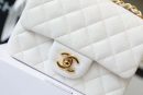 [REP 1:1] Chanel Classic Mini Flap Bag Golden Hardware White For Women 6.6in/17cm A35200