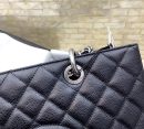 [REP 1:1] Chanel Classic Tote Bag Silver Hardware Black For Women 13.3in/34cm