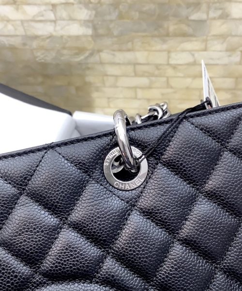 [REP 1:1] Chanel Classic Tote Bag Silver Hardware Black For Women 13.3in/34cm