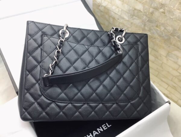 [REP 1:1] Chanel Classic Tote Bag Silver Hardware Black For Women 13.3in/34cm