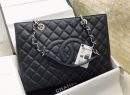 [REP 1:1] Chanel Classic Tote Bag Silver Hardware Black For Women 13.3in/34cm