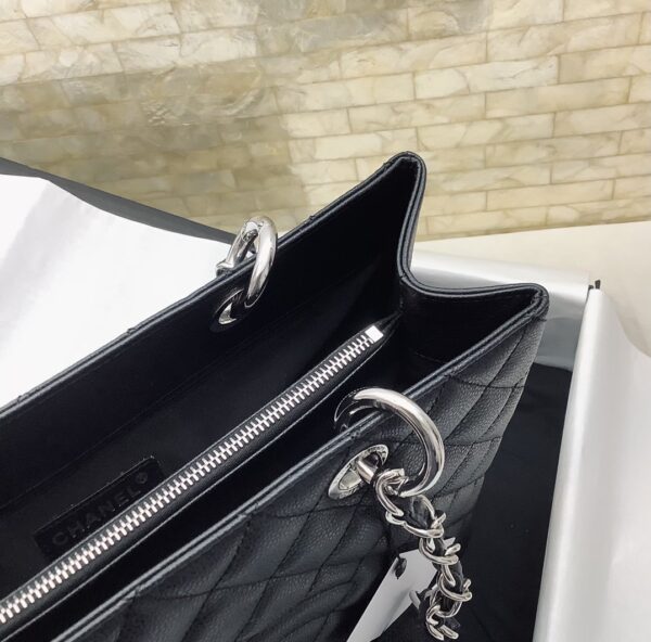 [REP 1:1] Chanel Classic Tote Bag Silver Hardware Black For Women 13.3in/34cm