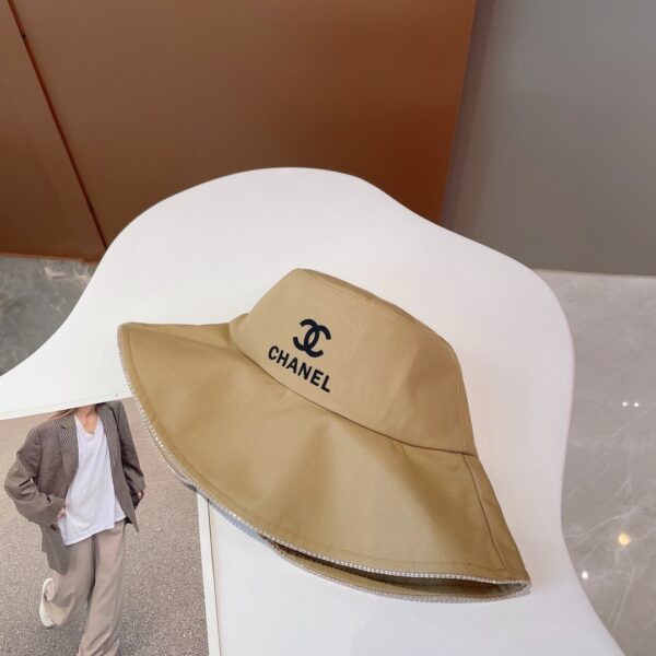 Chanel Cloche Hat Beige Chanel Hat
