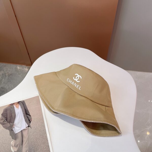 Chanel Cloche Hat Beige Chanel Hat