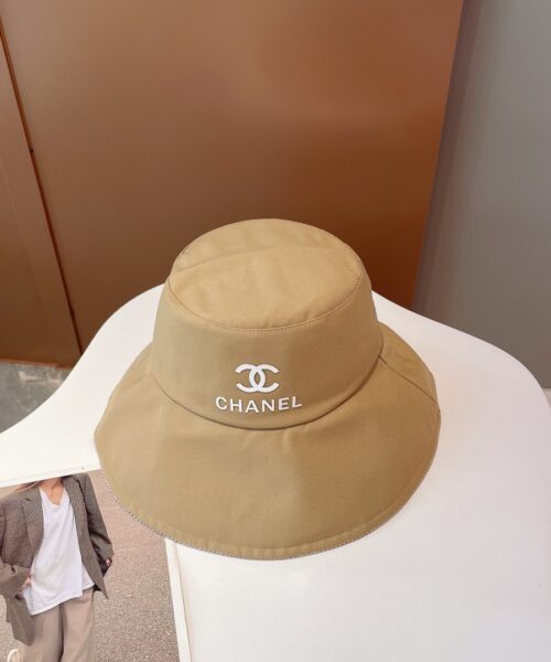 Chanel Cloche Hat Beige Chanel Hat