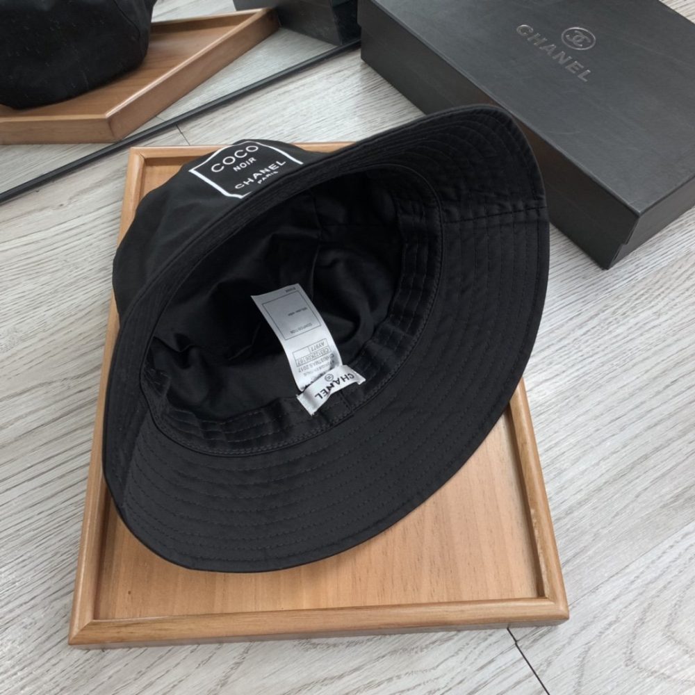 Chanel Cloche Hat Black Chanel Hat - Image 3