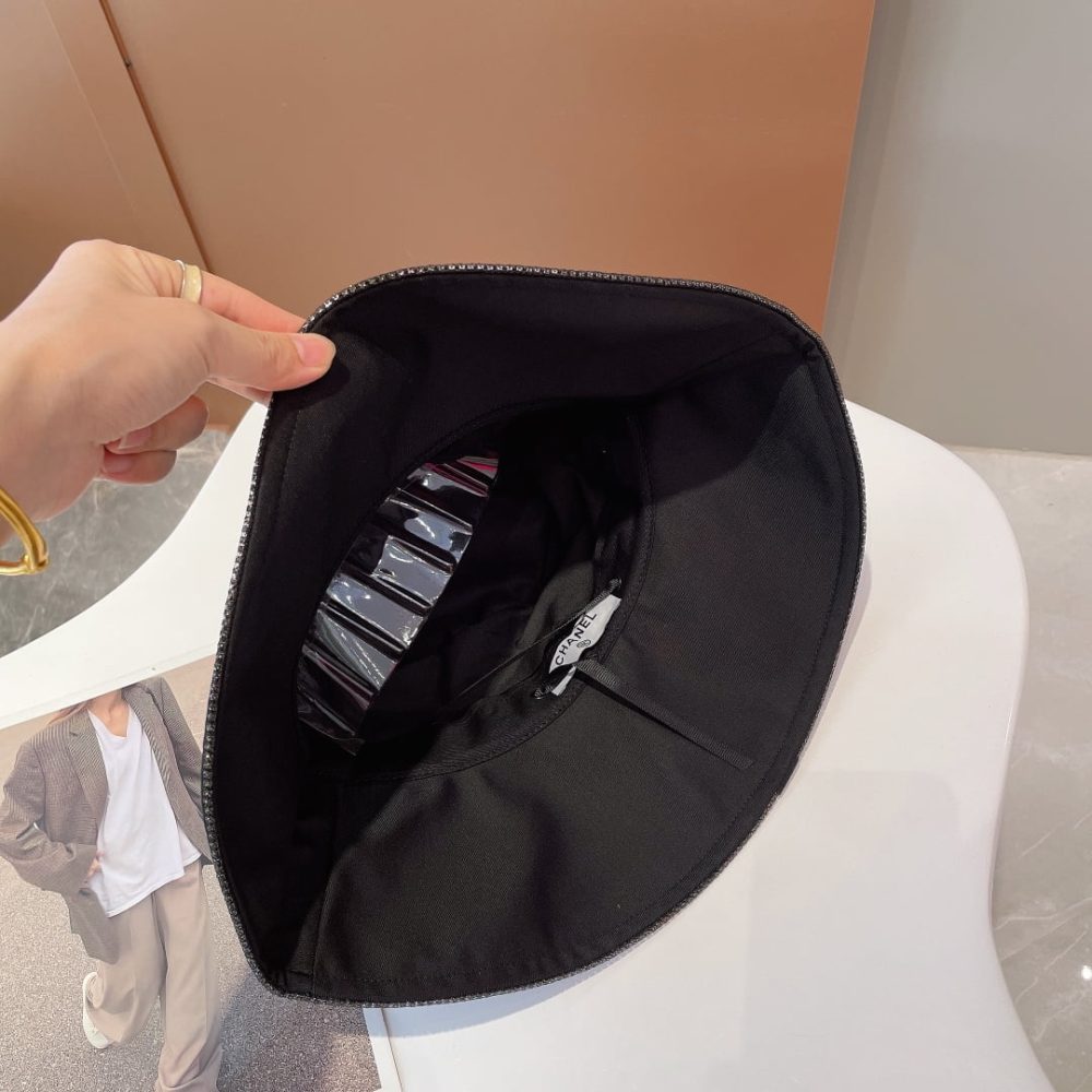 Chanel Cloche Hat Black Chanel Hat - Image 2