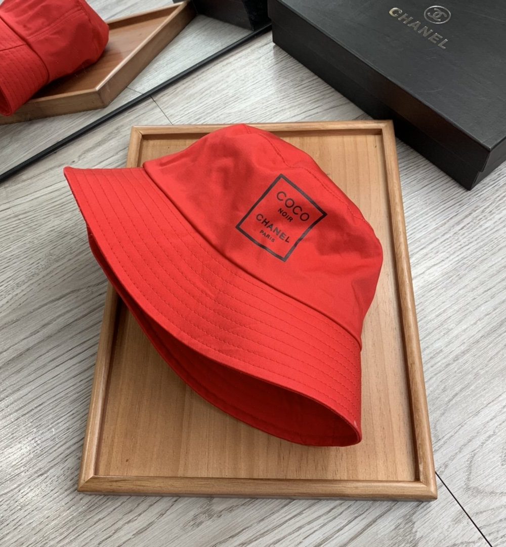 Chanel Cloche Hat Red Chanel Hat